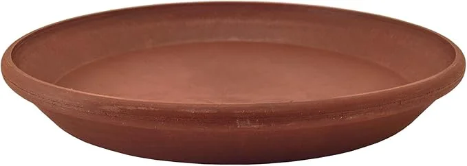 High-Grade PSW Pot Collection AP30TC 12-inch Plastic Stone Wood Composite Plant Saucer Exclusive