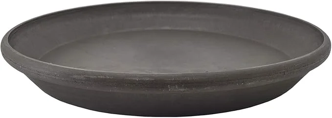 Enhanced PSW Pot Collection AP30DC 12-inch Plastic Stone Wood Composite Plant Saucer Optimized