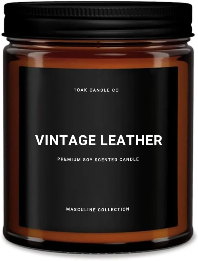 Superior 1OAK Leather Candle Modern