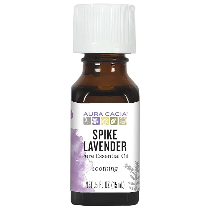 Breathable Aura Cacia Lavender Essential Oil 0.5-Ounce Bottle Powerful