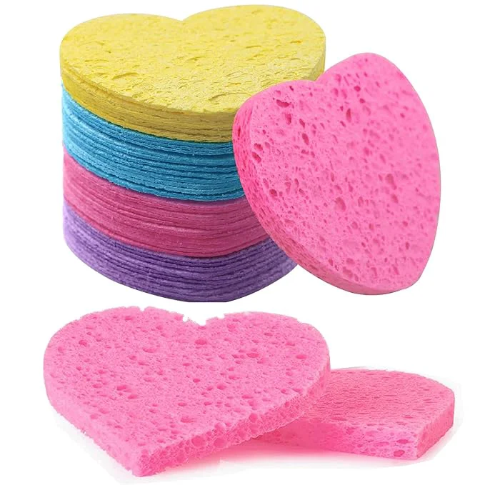 Functional 50-Count Facial Sponges Compressed Natural Cellulose Face Sponge Dependable