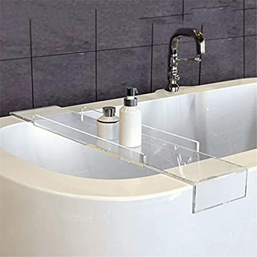 Safe WANLIAN Luxury Bathtub Caddy Tray Soft
