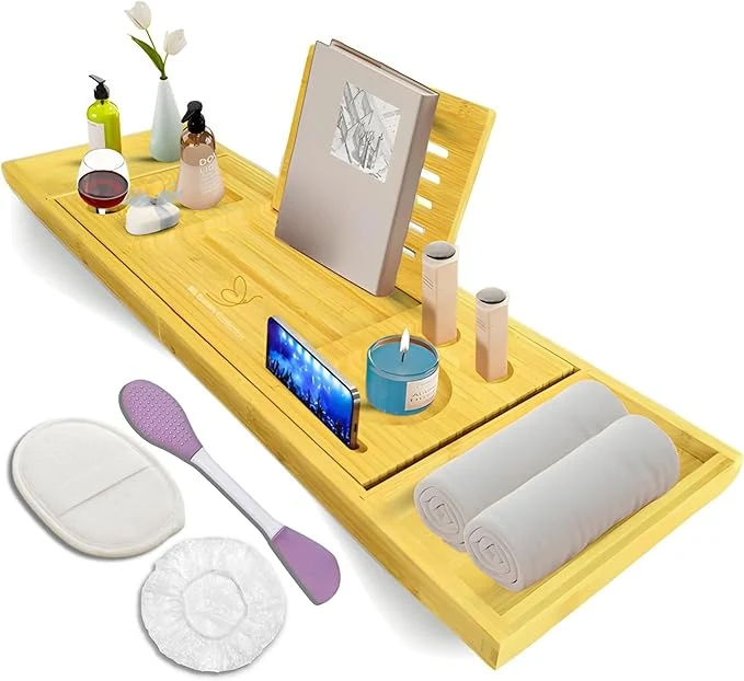 Exclusive Premium Bathtub Tray with Accessories Innovative