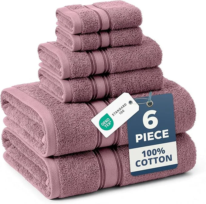 Official LANE LINEN Luxury Bath Towel Set World-Class