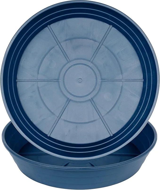 Environmentally Friendly LWALRS Plant Saucer 14 Inch 2 Pack 6 8 10 12 14 16 18 20 25 Plastic Plant Trays Safe