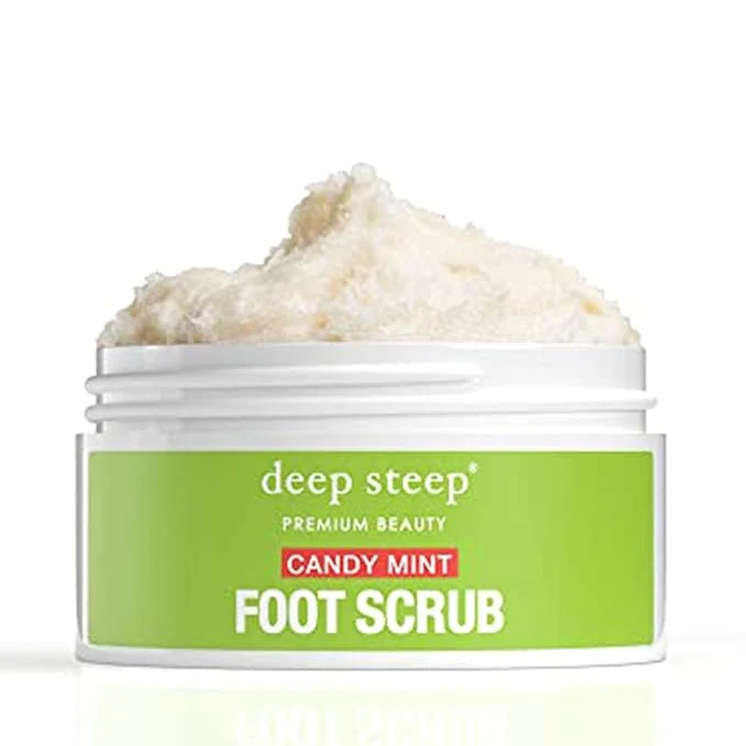 Outstanding Deep Steep Natural Candy Mint Therapeutic Foot Scrub Dependable