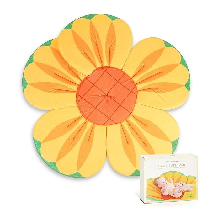 Top-Quality YooxArmor Baby Bath Pad for Infant Bathtub Sink Non-Slip Flower Bathtub for Luxury