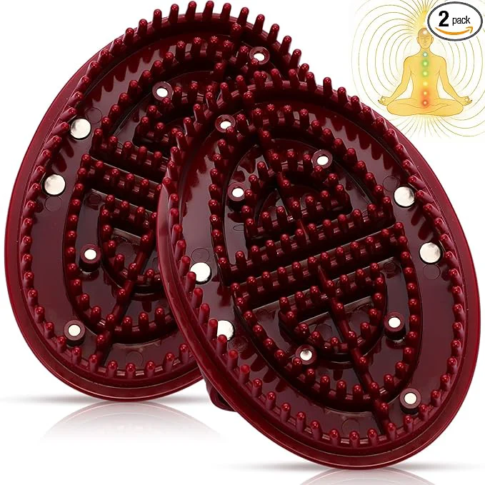 Superior 2 Pcs Meridian Massage Brush Magnetic Full Body Meridian Brush Beauty Salon Durable