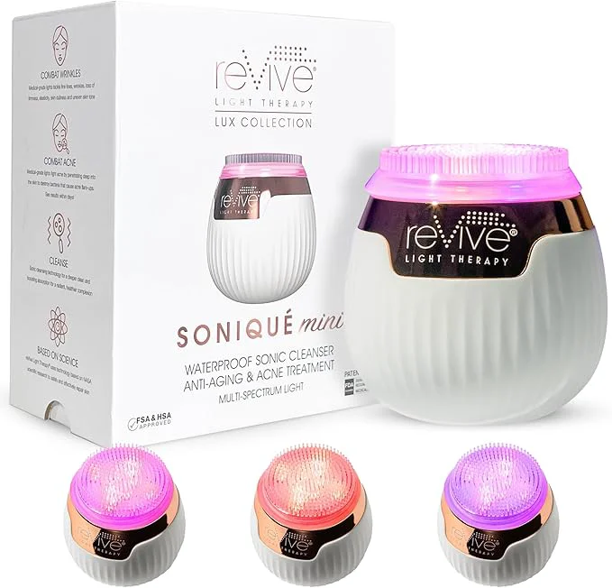 Exceptional reVive Light Therapy Lux Collection Soniqué Mini Rechargeable Sonic Face Premium