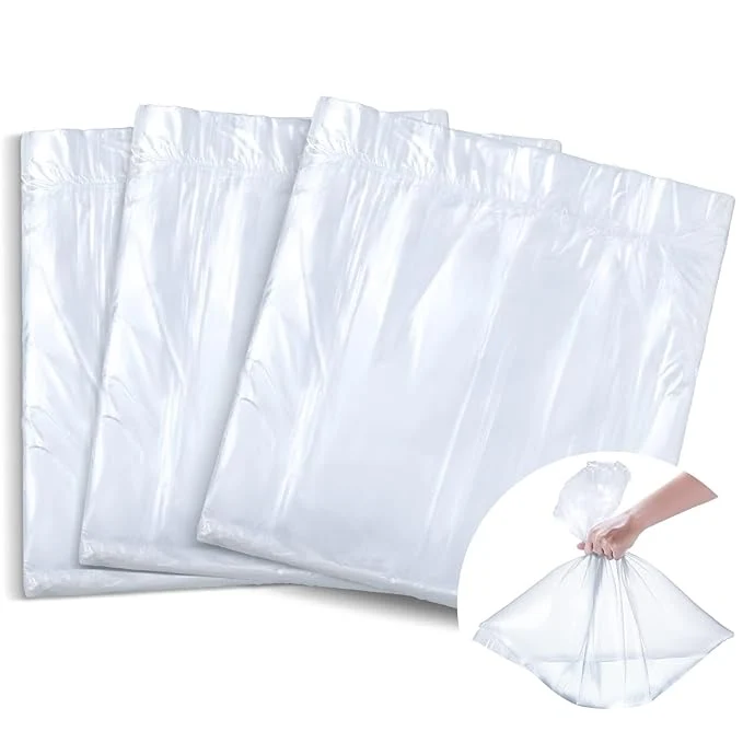 Eco-Friendly 100 Pcs Disposable Foot Tub Liner Portable Bath Bags Plastic Pedicure Spa Bags Versatile