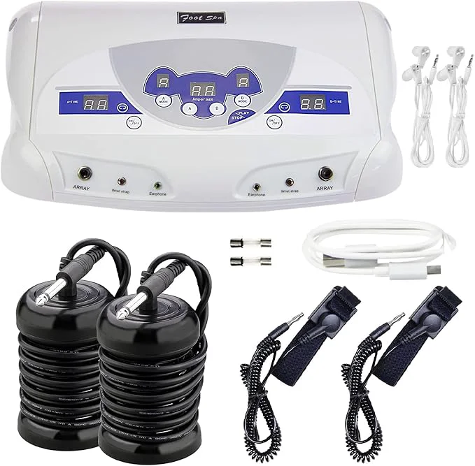 Consistent veicomtech Dual Ionic Foot Bath Detox Machine ion Detox Foot Bath Spa Cleanse Unique