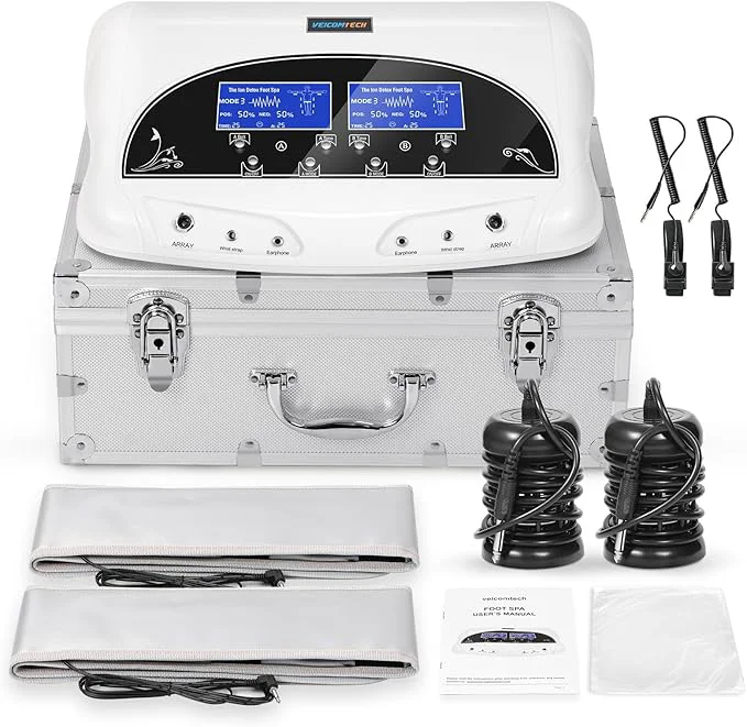 Original Design veicomtech Dual Ionic Foot Bath Detox Machine Effective
