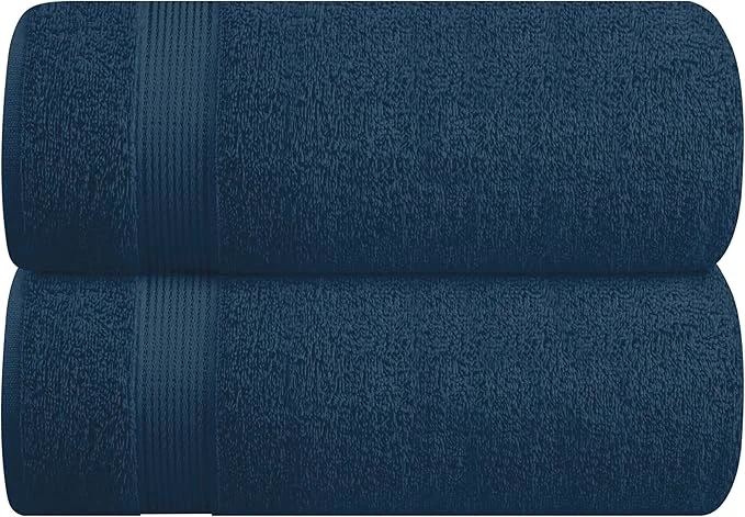 Recyclable Belizzi Home Cotton 2 Pack Oversized Bath Sheet 35x70 Large Bath Sheet Original