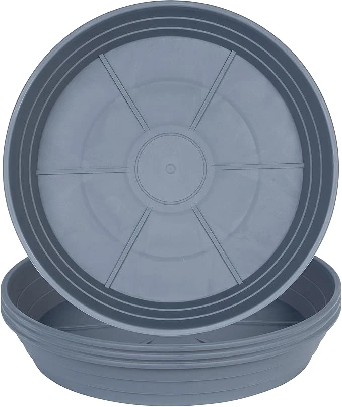 Convenient Plant Saucer 8 Inch 4 Pack 6 8 10 12 14 16 18 20 25 Plastic Plant Trays Fashionable