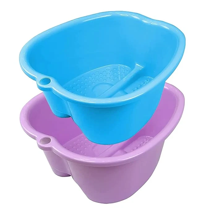 Flexible 2 Pcs Foot Soaking Bath Basin Modern