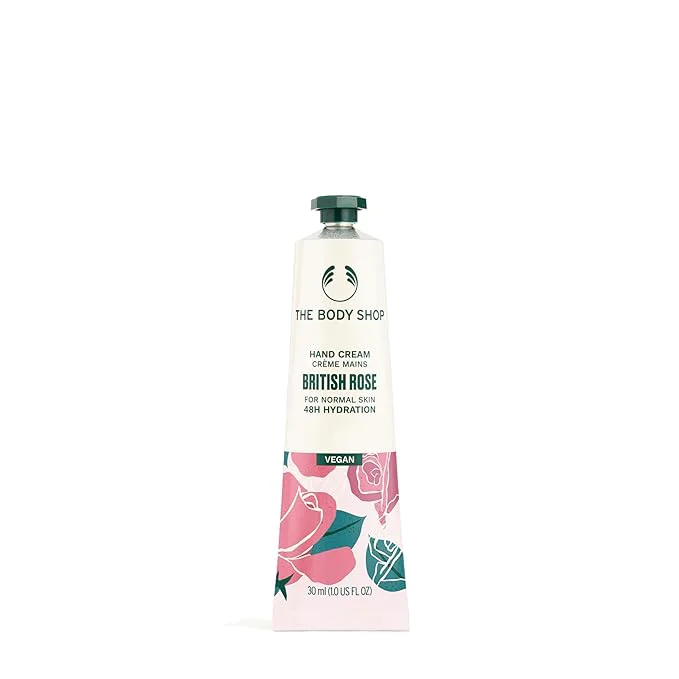 Quality The Body Shop British Rose Hand Cream 30ml Environmentally Friendly