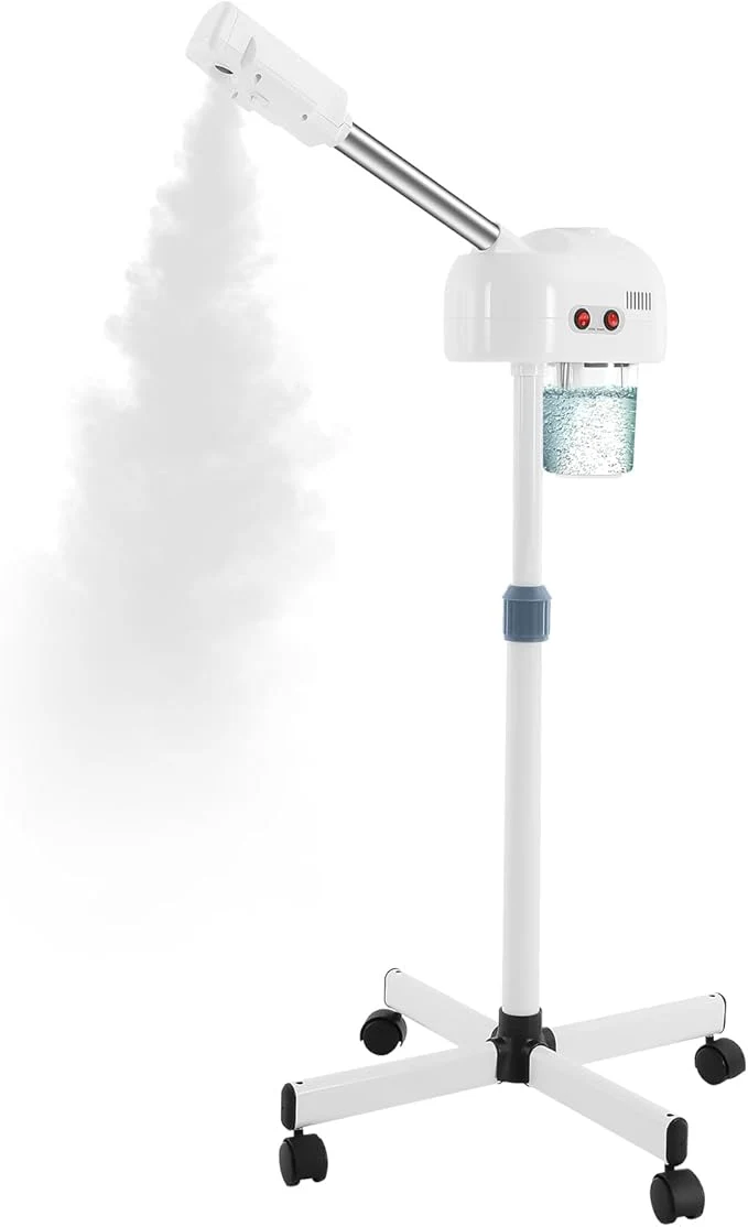 Verified Facial Steamers Hot Ozone Face Steamer on Wheels Advanced