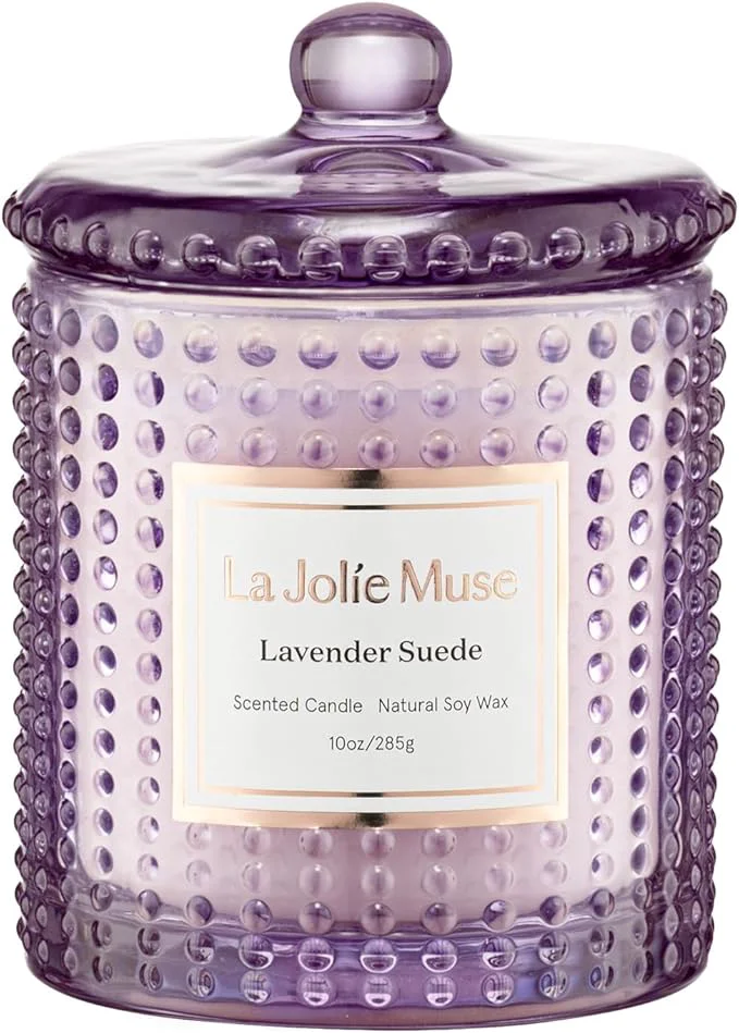 Quality LA JOLIE MUSE Lavender Suede Candle Optimized