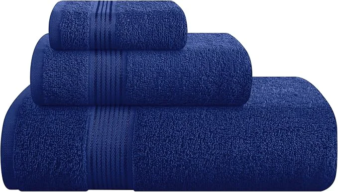 Optimized Belizzi Home Ultra Soft 3 Pack Cotton Towel Set Contains a Bath Towel 28x55 Prestigious