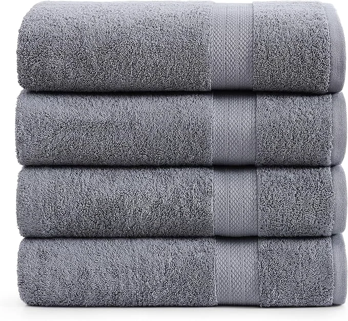 Selected LANE LINEN 4 Pack Bath Towels Set Flexible