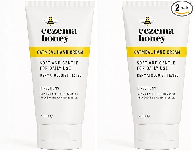 Expertly Made ECZEMA HONEY Oatmeal Hand Cream High-Grade