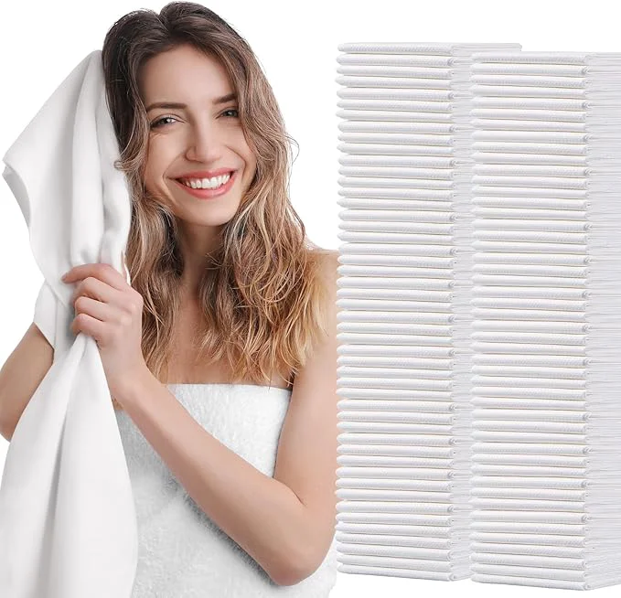 Long-Lasting Disposable Hair Drying Towels Salon Spa Camping Trips Official