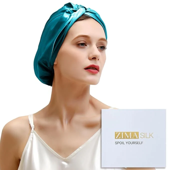 Refined ZIMASILK 22 Momme Mulberry Silk Bonnet Selected