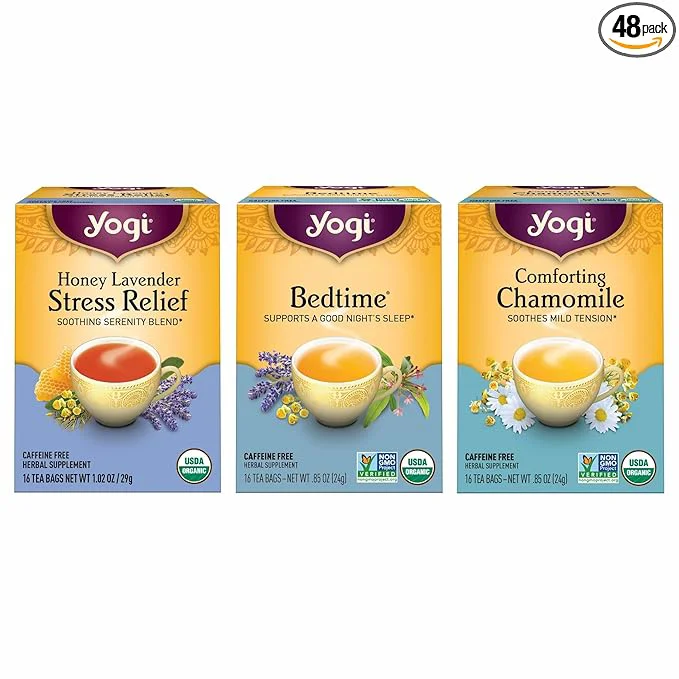 Practical Yogi Tea Relaxation Stress Relief Variety Pack – Mother s Day Gift Set Fine