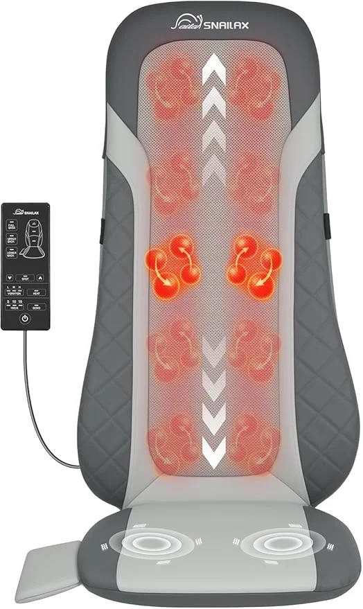 Modern Shiatsu Back Massager with Heat Full Back Massager Natural