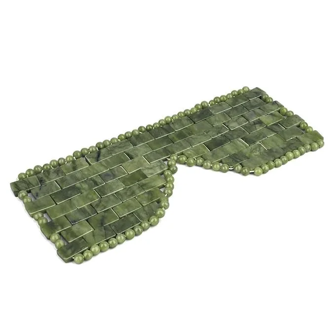 Artisan Jade Eye Mask Large Facial Cooling Mask Certified