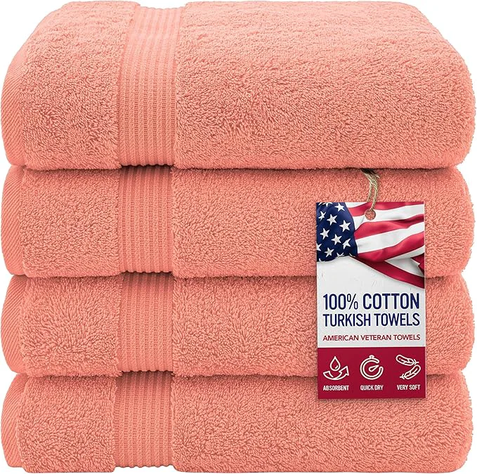 Innovative American Veteran Towel Cotton Turkish Bath Towels Relaxed
