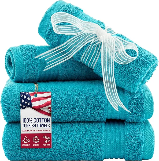 Luxury American Veteran Towel Cotton Turkish Washcloths Excellent