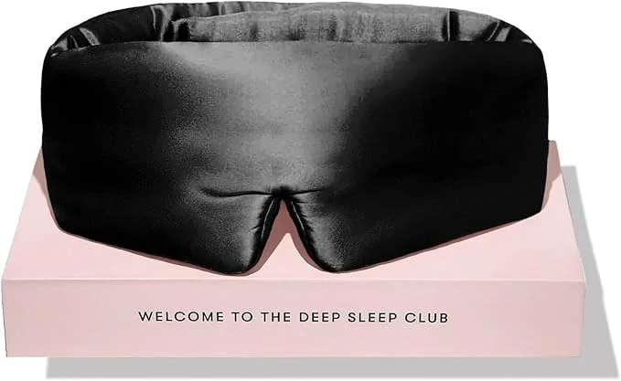 Responsible Silk Sleep Mask for Side Sleepers Face-Hugging Padded Eye Cover Eye Mask for Prestigious
