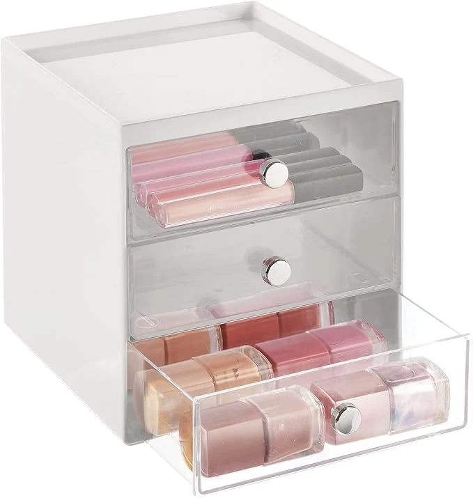 World-Class mDesign Plastic 3 Drawer Organizer Specialty