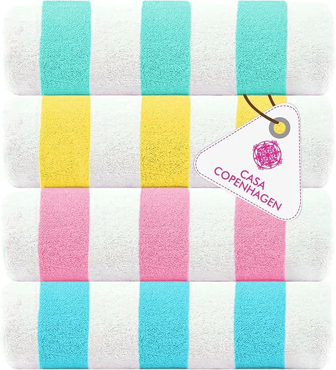 Refined CASA COPENHAGEN Cabana Beach Towel Designed in Denmark Rough and Tough High-Performance