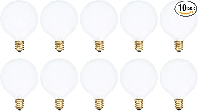 Original Design Simba Lighting Small Globe G16.5 Round Bulb 25W E12 Candelabra Base Stylish