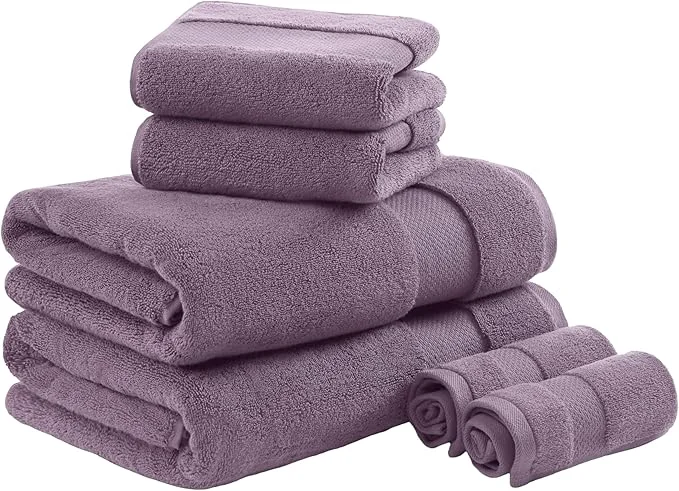 Certified Madison Park Turkish Cotton Towel Set 600Gsm Luxury Premium Weight Smooth