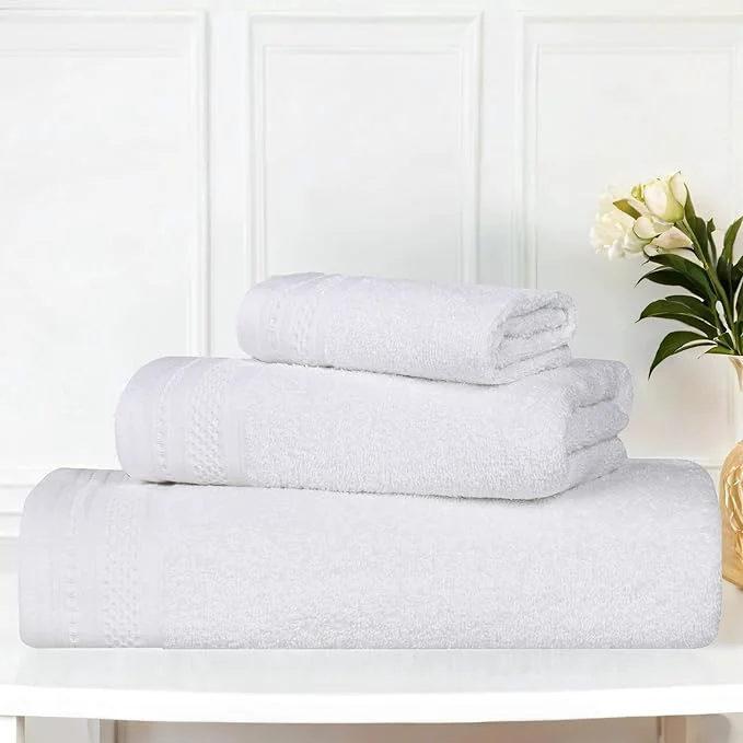 Luxury Superior Honeycomb Cotton Medium Weight Towels Prestigious