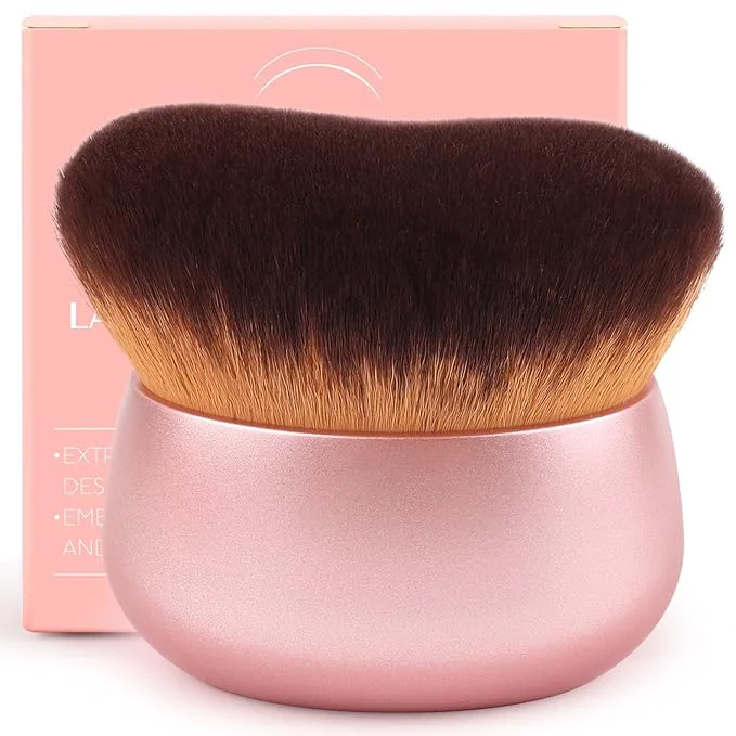 Easy-to-Use 75MM Extra Large Self Tanner Kabuki Makeup Brush – Ultra Soft Dense Vegan Premium Material