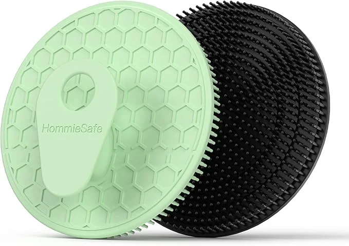 Proven Soft Silicone Shower Brush Body Wash Bath Exfoliating Skin Massage Scrubber High-Grade