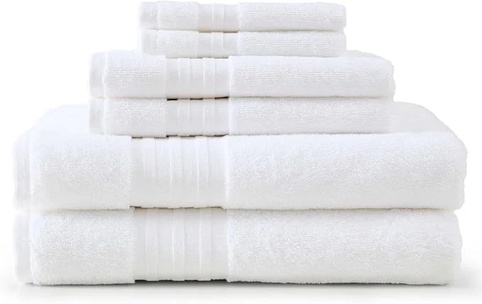 Minimalist Martha Stewart - Bath Towels Soft Absorbent Cotton Towels Plush 700 GSM Genuine