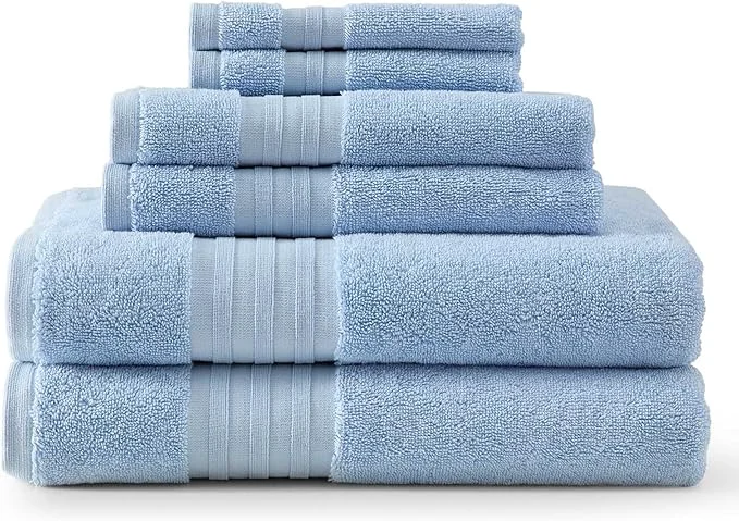 Crafted Martha Stewart - Bath Towels Soft Absorbent Cotton Towels Plush 700 GSM Selected