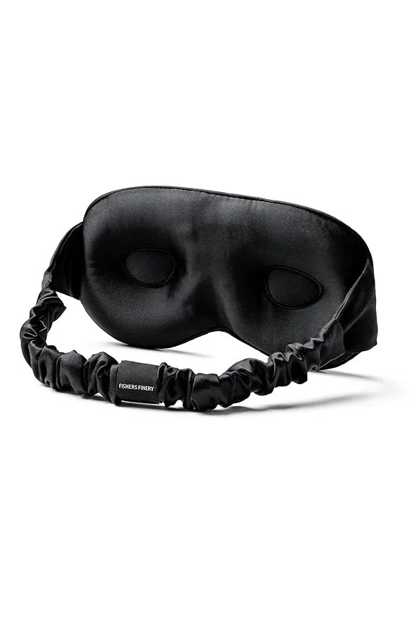Luxury Fishers Finery 25 Momme Organic Mulberry Silk 3D Sleep Mask Advanced