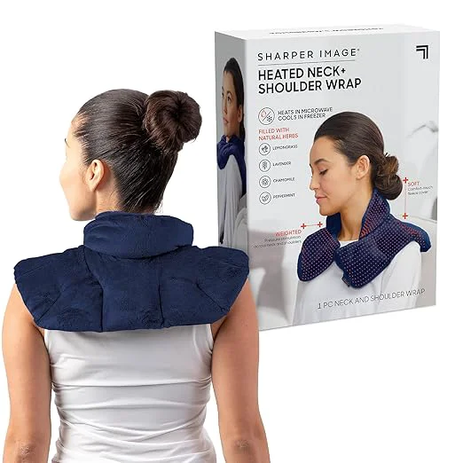 Dependable Sharper Image Heated Neck Shoulder Wrap World-Class