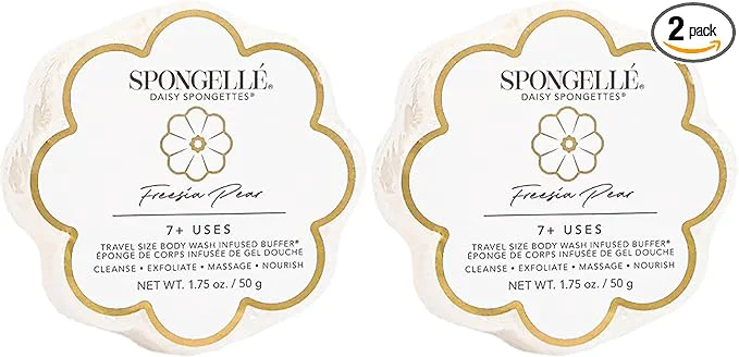 Stylish Spongelle sia Pear Spongette Loofah Body Scrubber Bath Shower Loofah Sustainable
