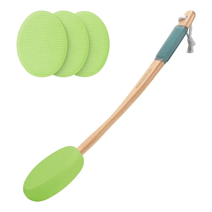 Practical AmazerBath Lotion Applicator for Back 4 Pads Sustainable