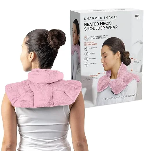 Trusted Sharper Image Heated Neck Shoulder Wrap Durable