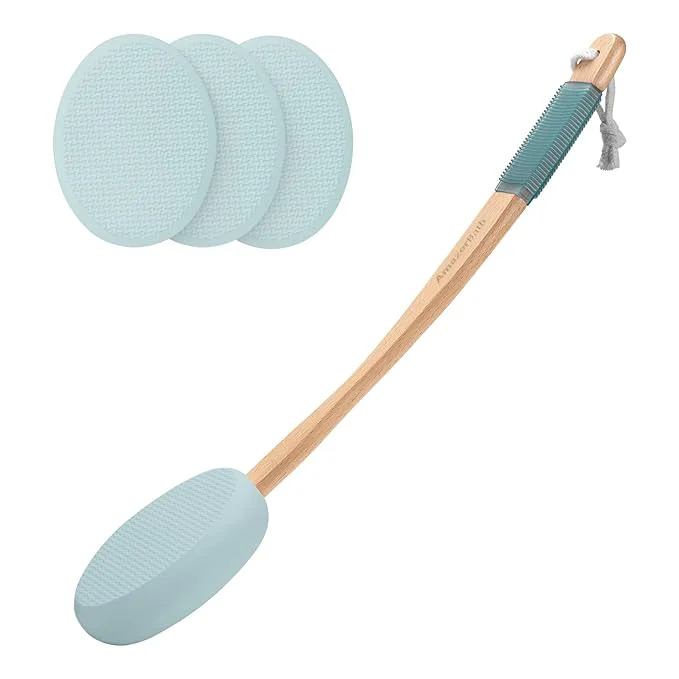Environmentally Friendly AmazerBath Lotion Applicator for Back 4 Pads Authentic
