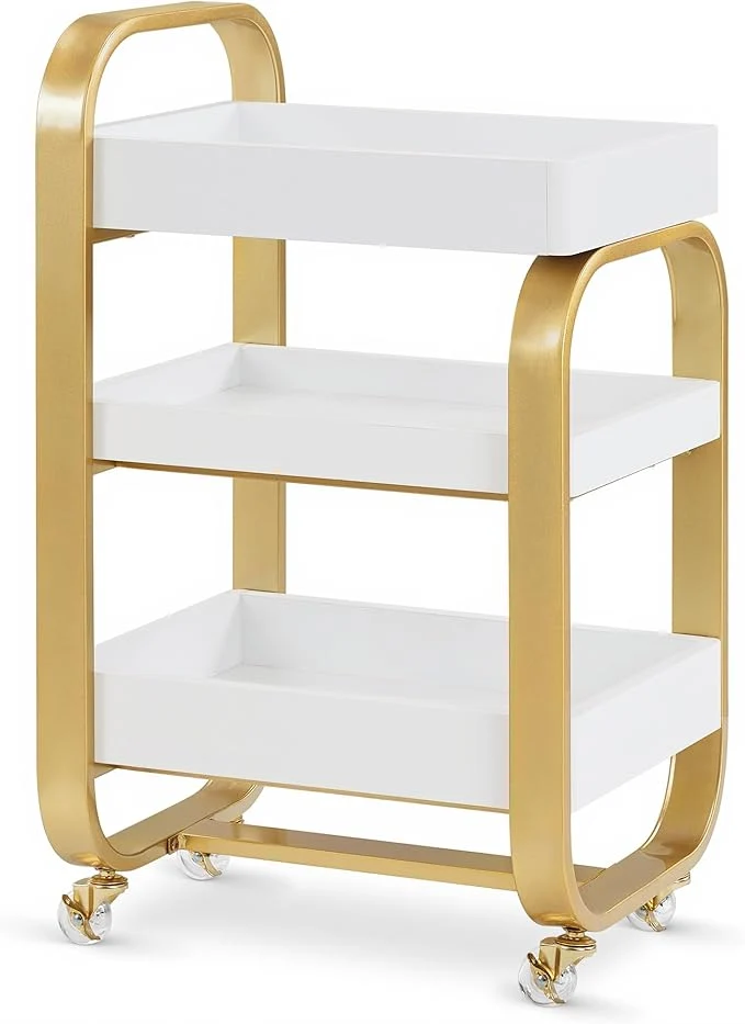 Environmentally Friendly BarberPub Salon Storage Trolley User-Friendly