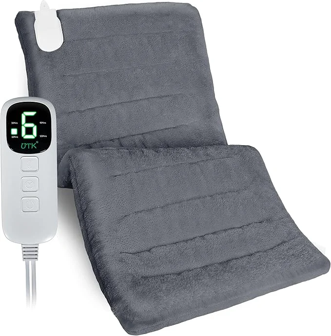 Trendy UTK XL Heating Pad for Back Electric Heat Pad for Period Cramps Pain Relief Responsible